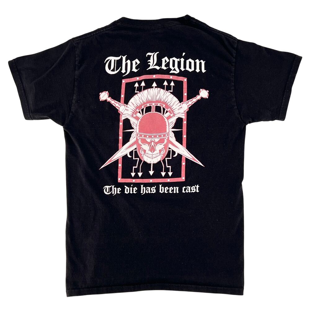 The Legion Tshirt The Die Has Been Cast Black Double Sided